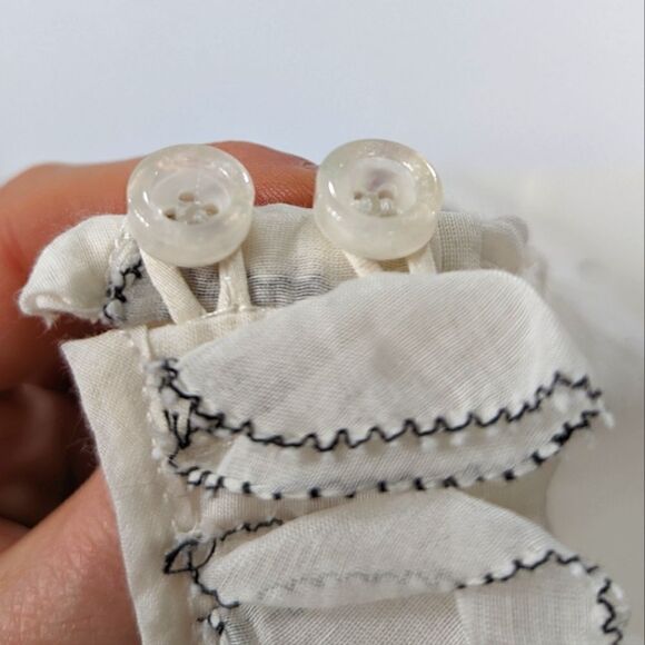 Silk Ruffle Blouse Bodysuit - Picture 7 of 7